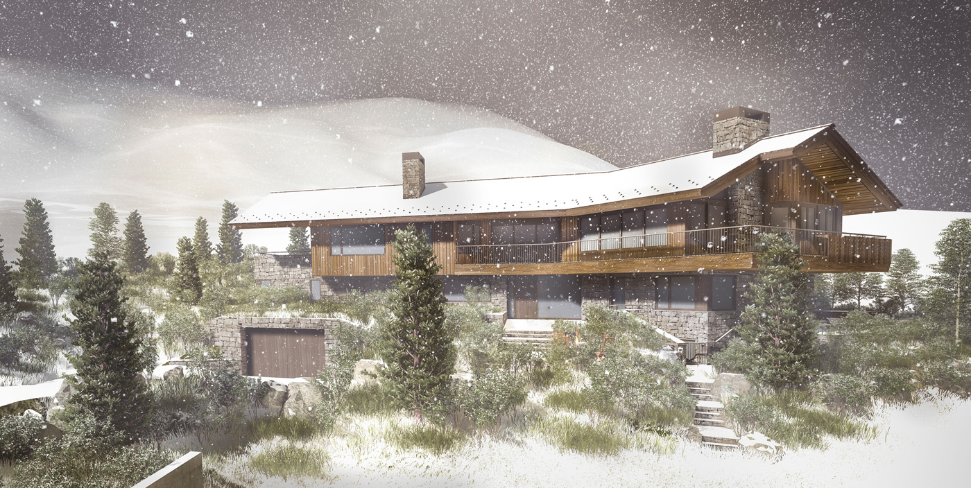 Granite Ridge in the snow