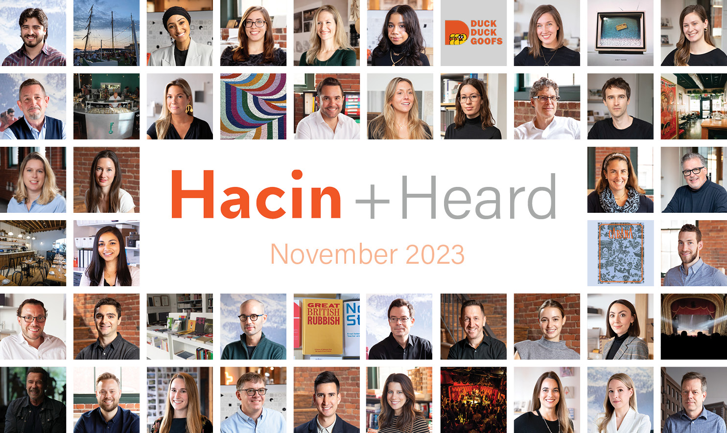 Hacin + Heard | November 2023