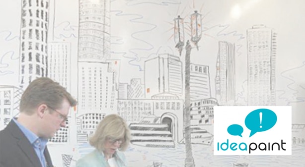 District Hall Sponsor, IdeaPaint, Gets Creative in Copley Square