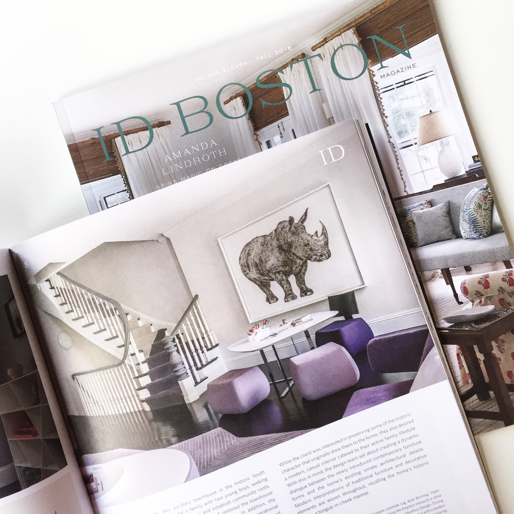 ID Boston Magazine Features South End Townhouse