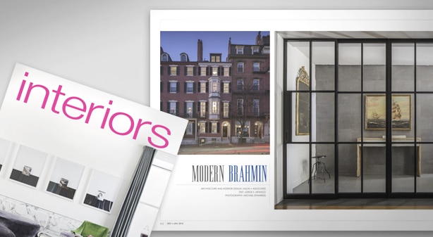 Interiors Magazine Showcases Hacin’s Boston Common Townhouse
