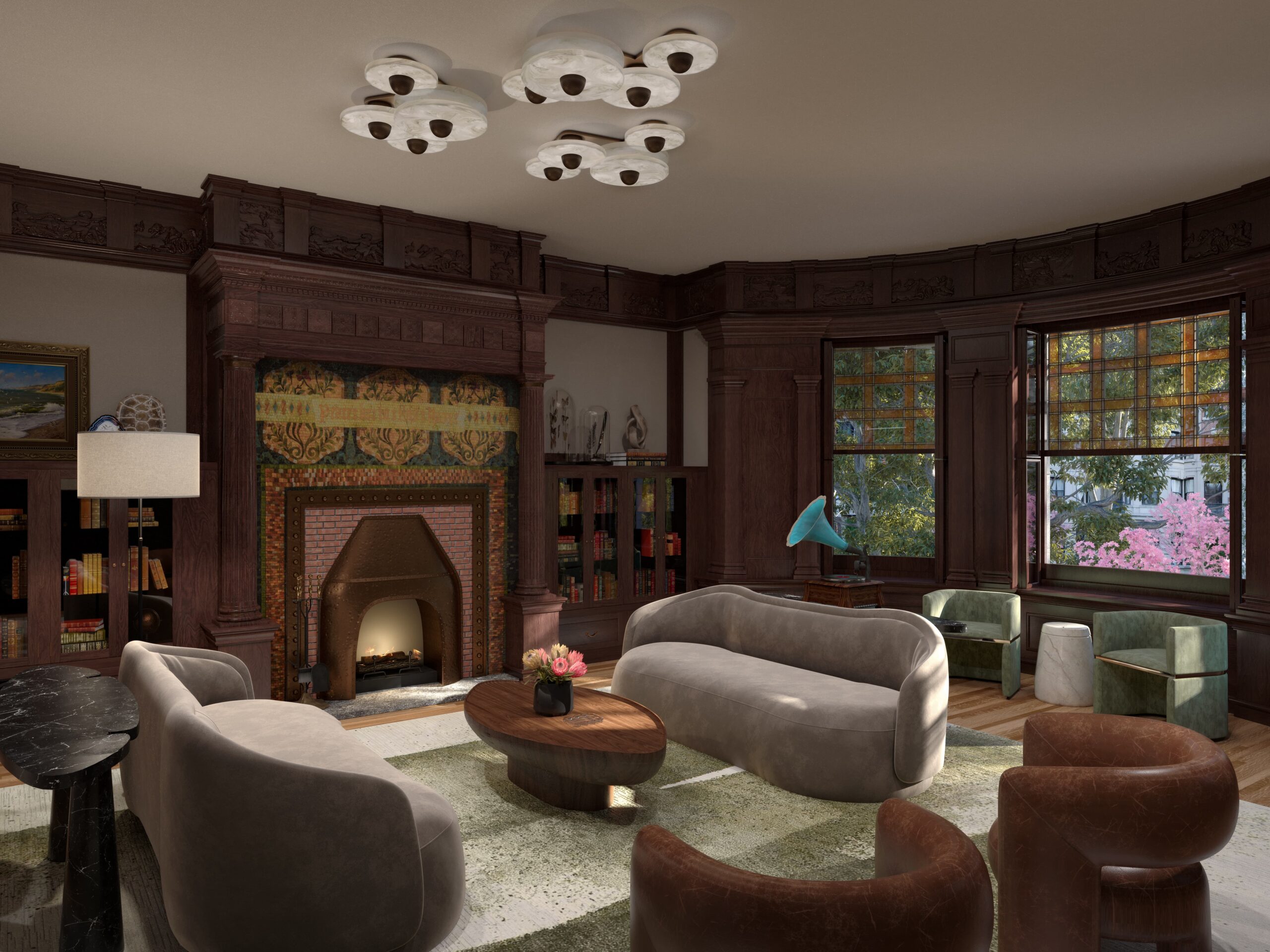 Re-Imagined Ayer Mansion Profiled by the Wall Street Journal, Robb Report