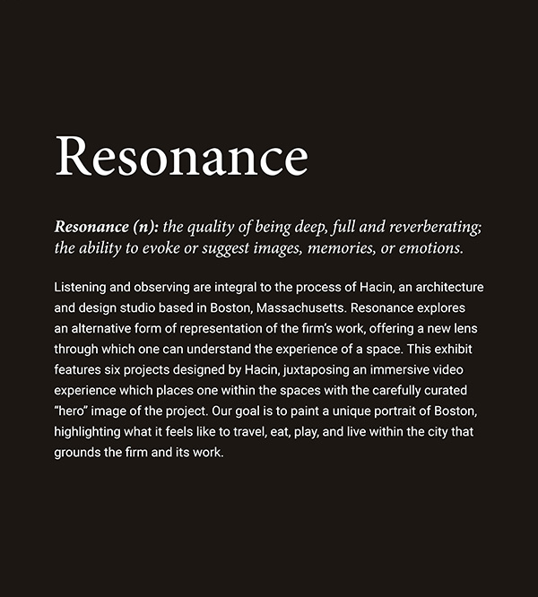 Resonance Description