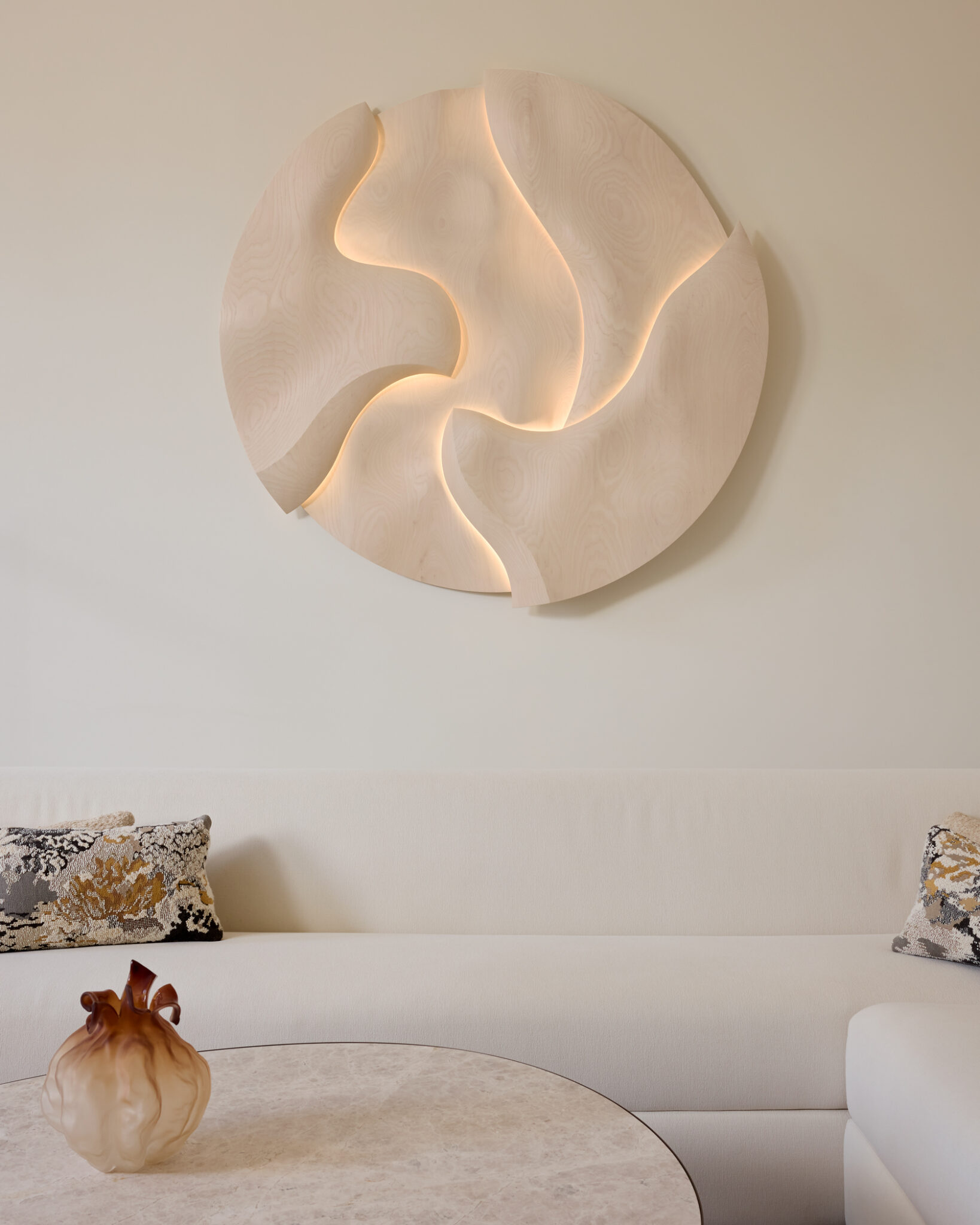 elevated minimalism warm lighting
