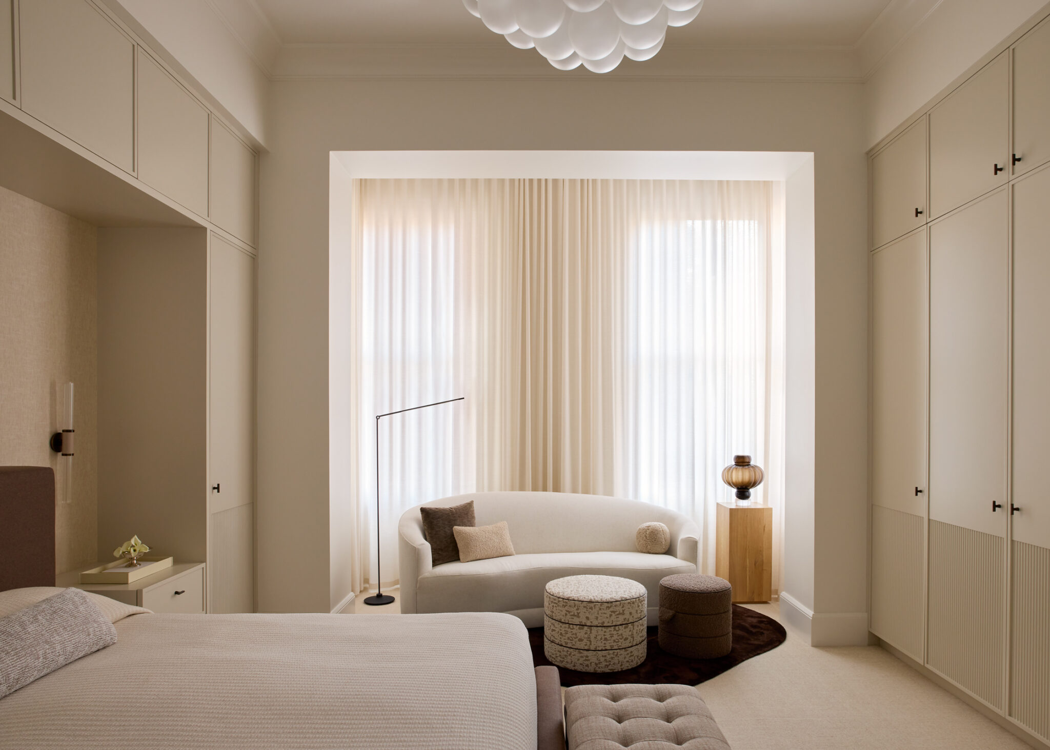 elevated minimalism primary bedroom