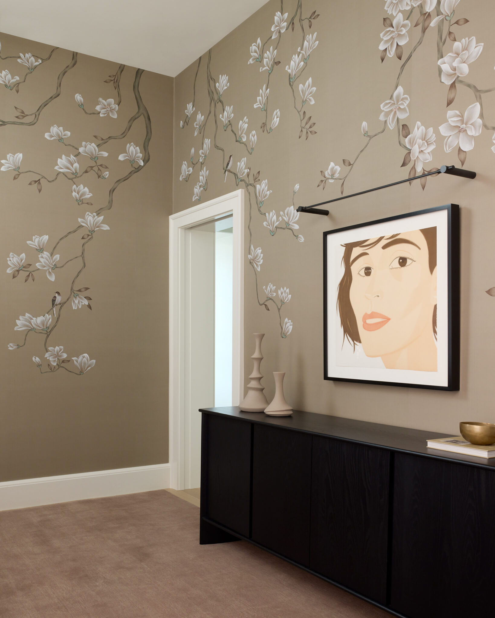 elevated minimalism de gournay wallpaper