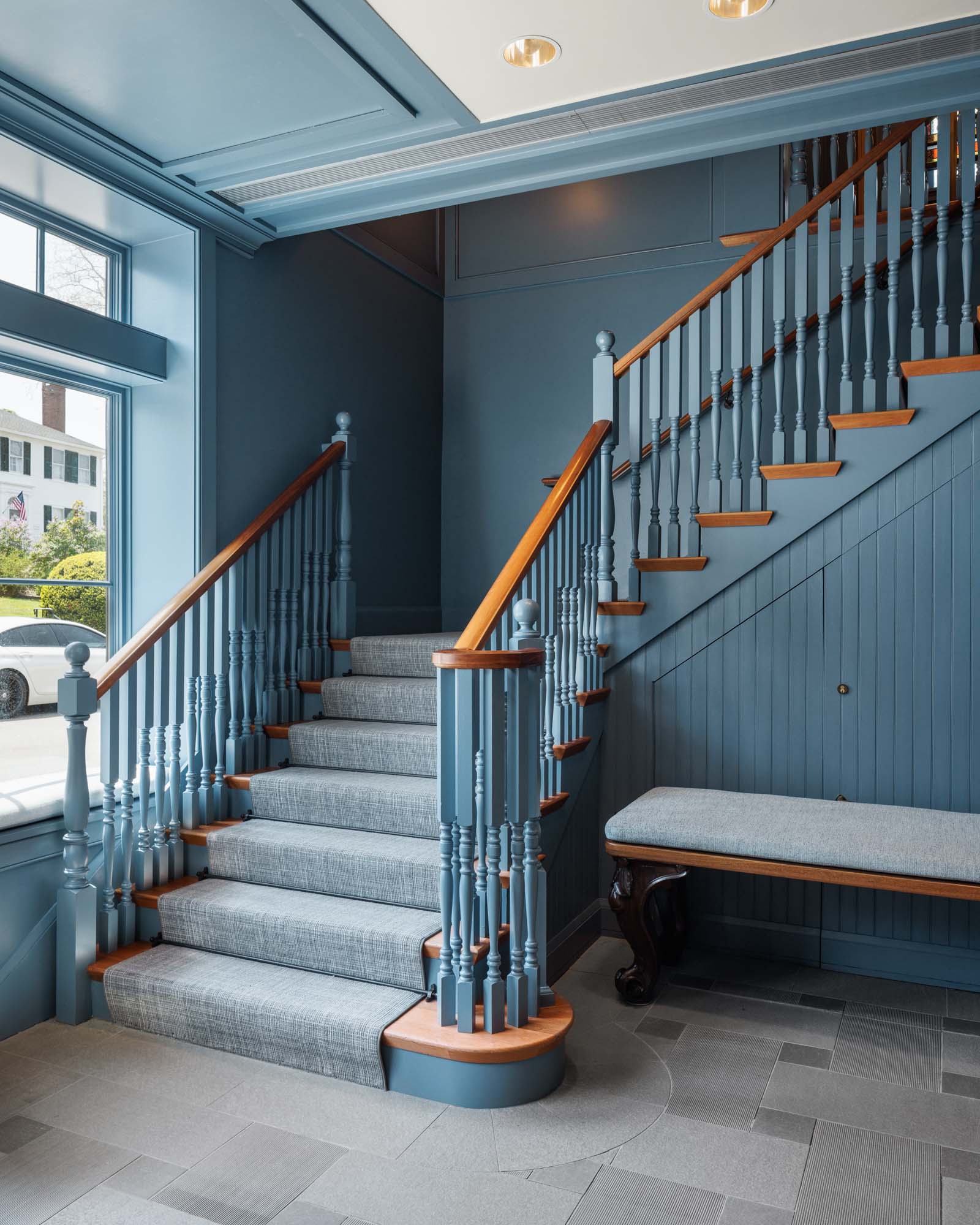 commercial interior design of stair