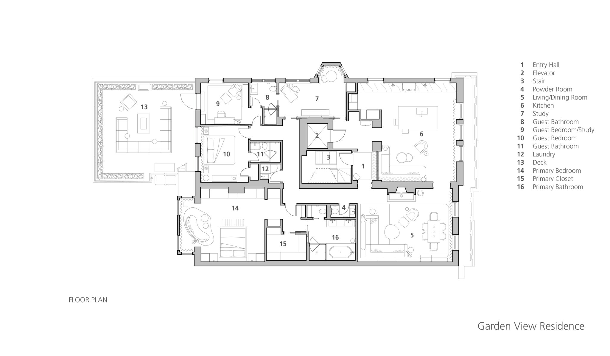 elevated minimalism floorplan